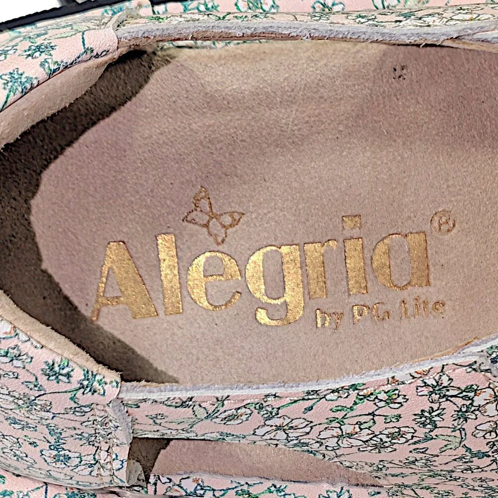 Alegria Valerie VAL-7548 Sandal — Prairie Jane Tan Floral EU 38 US 8 to 8.5 - Picture 8 of 10